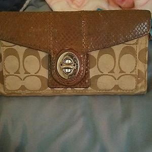 Used coach wallet